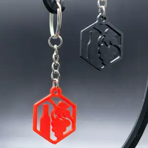 Wine Vine Keychain