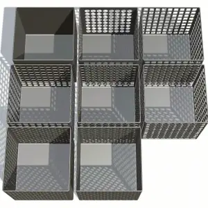 box-V+01 - 8 pc Unique Cube Box 3D Models - High Quality