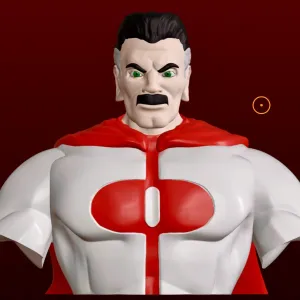Omniman bust