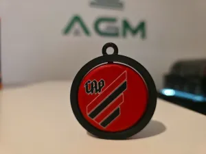 Athletico Paranaense - Chaveiro Giratório Print-in-Place
