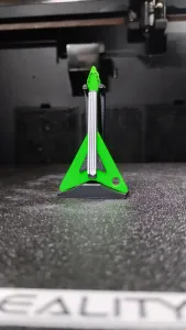 CREALITY LOGO GUITAR KEYCHAIN with STAND