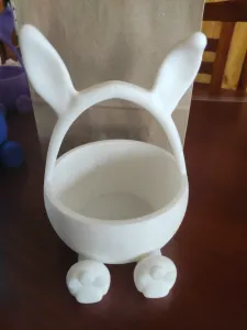 Canasta conejo de pascua