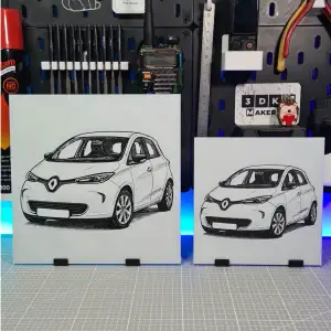 Renault Zoe – Hueforge – 4 Colors