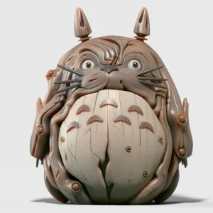 Totoro Wood Fan Art Miyazaki