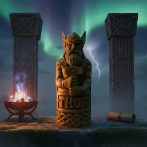 Thor Mjolnir Statue 3D STL Model for FDM Printing