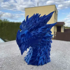 Dragon head bust
