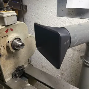 Absaugtrichter für Drechselbank