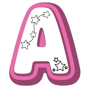 Letter A light Box