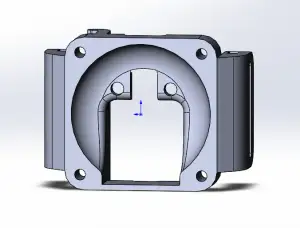 Fastening for a plastic's cooling, a cable holder, configura