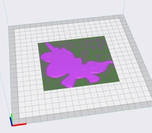 UNICORN GLOW IN THE DARK STICKER