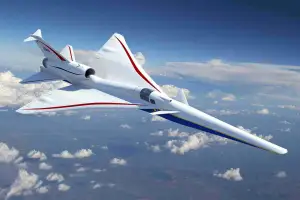 NASA X-59 with and without Landing Gear