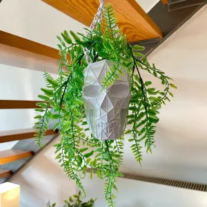 HANGING SKULL PLANTER