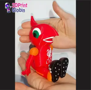 FLEXI MASCOTA MIGHTY - LIVERPOOL FUTBOL CLUB - ARTICULADO