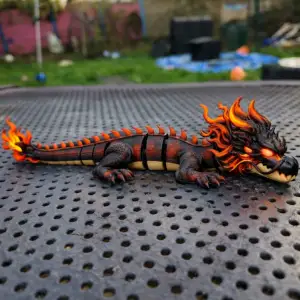 Articulated Fire Dragon