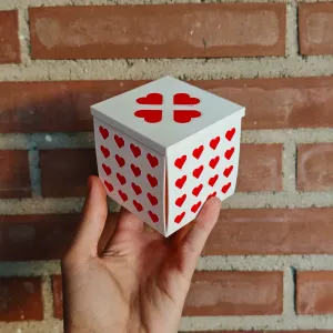 Foldable Valentine Gift Box
