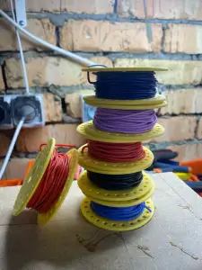 Electric wire mini spool
