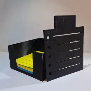 Note Pad Organizer with Checklist Stencil – 85 × 85 mm