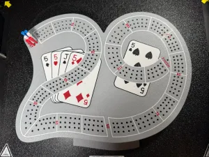 "29" Cribbage Board