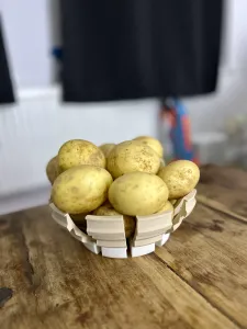 Flexible Basket with Snap Fit Design for Fruits and Veggies