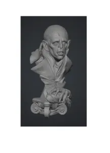 Klaus Kinski Nosferatu on a Pedestal