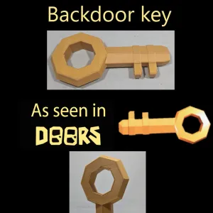 Backdoor key from Doors (Roblox)