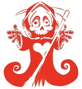 Grim Reaper stencil 17