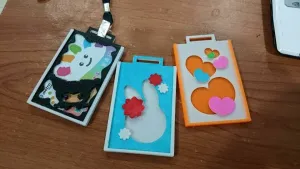NECKLACE CARD HOLDER