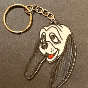 Keychain the Fox and The Hound