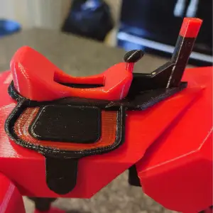 Saddle + Wings for 400% Dummy 13 Dog / K-9 / Companion