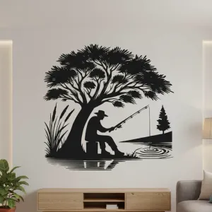 River-Fishing-Wall-Art