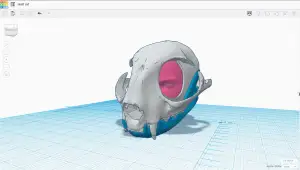 Skull Cat Head