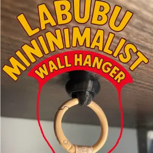 Minimalist Plush Keychain Hanger