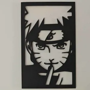Naruto Jutsu – Mural en Silueta
