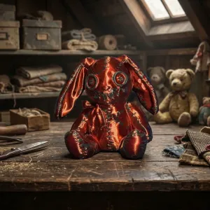 Patchwork Bunny - unpainted. -Commercial Use allowed