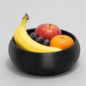 Minimalist 3D Printed Bowl – Desk, Keys & Fruit Organizer