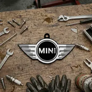 MINI Logo Keychain – 4 Color / Single Color Option