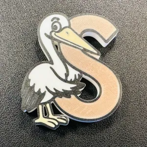 Letter S “Stork” 🐾 Animal Alphabet