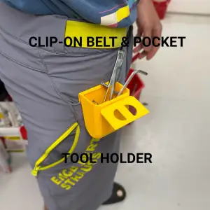 Clip-On Belt & Pocket Tool Holder