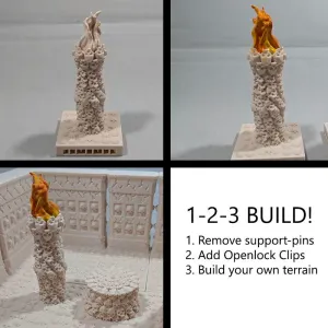 Necropolis tile - brazier