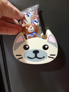 🐱 Olaf the Cat Face Refrigerator Organizer