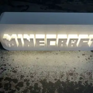 MINECRAFT Logo Lamp
