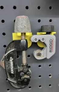 Tube and Pipe Cutter Pegboard Mounts