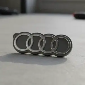 Audi logo keychain