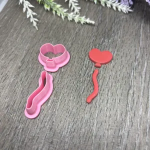 HEART BALOON CLAY CUTTER SET