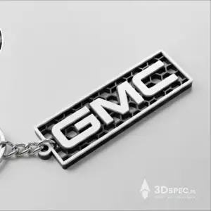 GMC logo keychain