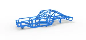 Frame of Outlaw Figure 8 Modified stock car 1:25