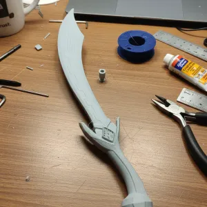 keychain (Ryuki Sword)