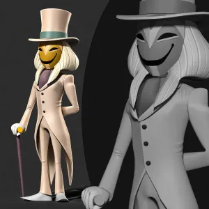 The Masked Gentleman - Professor Layton Fanart