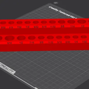 1/4 SAE socket tray 3 varients magnetic
