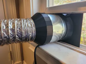 6" High CFM fan adapter mod for K1/Max - Under $50 total!